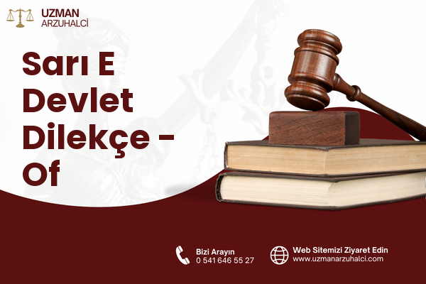 Sarı E Devlet Dilekçe - Of