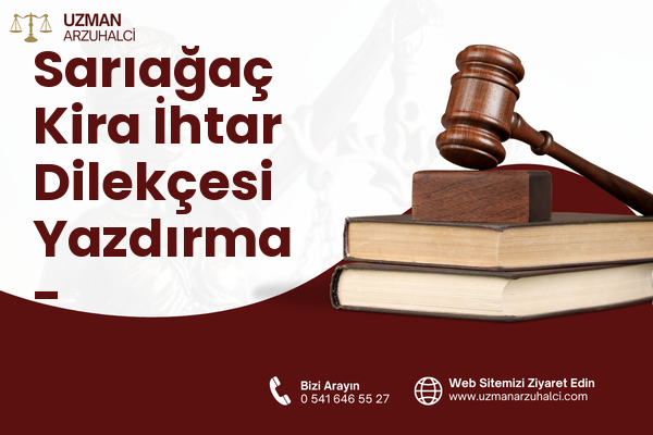Sarıağaç Kira İhtar Dilekçesi Yazdırma - Gazipaşa