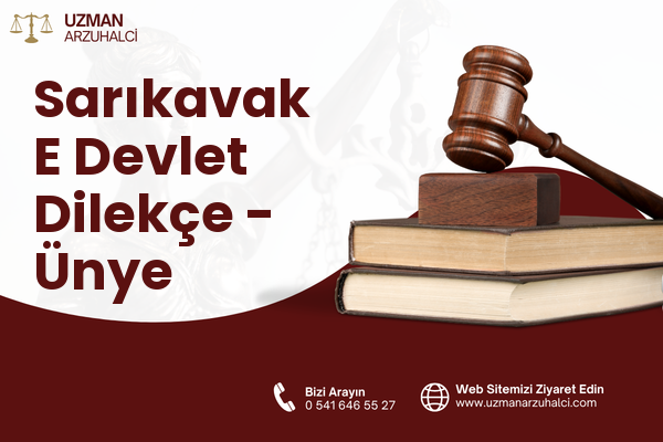 Sarıkavak E Devlet Dilekçe - Ünye
