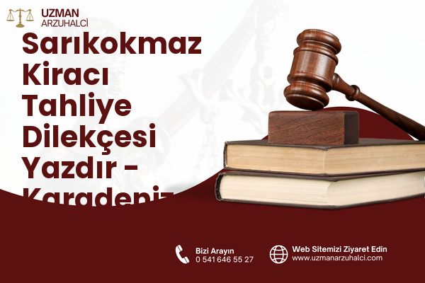 Sarıkokmaz Kiracı Tahliye Dilekçesi Yazdır - Karadeniz Ereğli