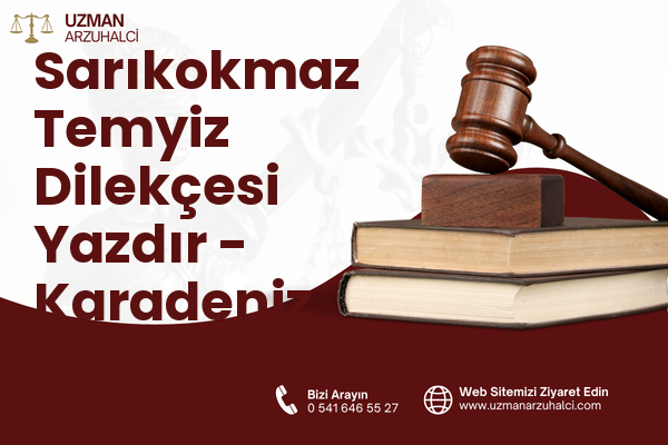 Sarıkokmaz Temyiz Dilekçesi Yazdır - Karadeniz Ereğli