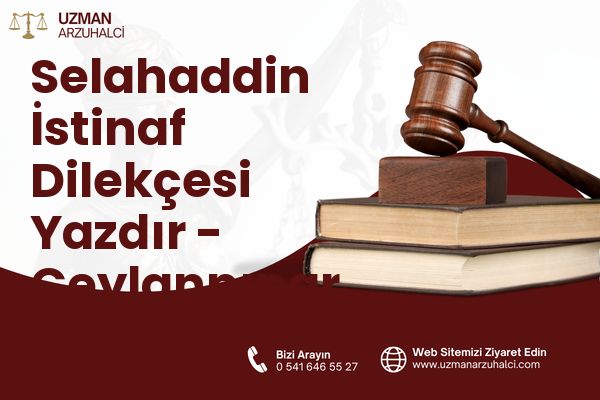 Selahaddin İstinaf Dilekçesi Yazdır - Ceylanpınar