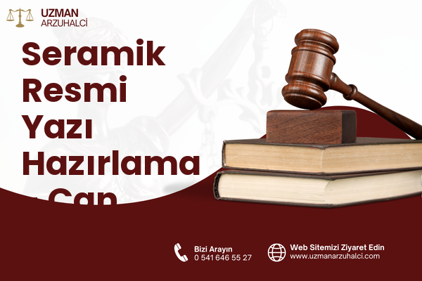 Seramik Resmi Yazı Hazırlama - Çan