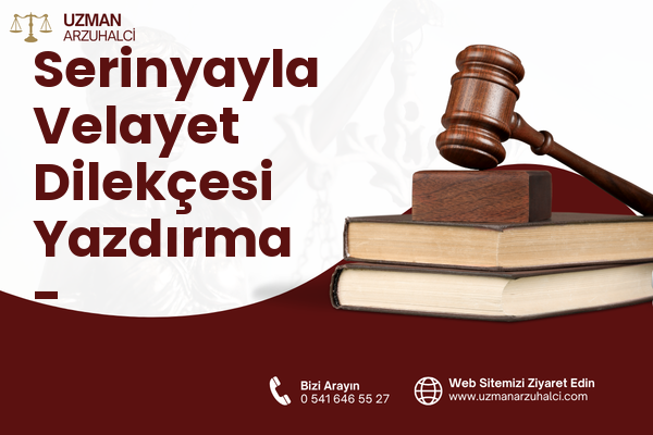 Serinyayla Velayet Dilekçesi Yazdırma - Altınyayla