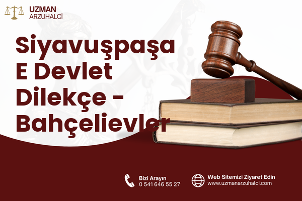 Siyavuşpaşa E Devlet Dilekçe - Bahçelievler