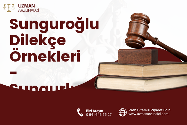 Sunguroğlu Dilekçe Örnekleri - Sungurlu