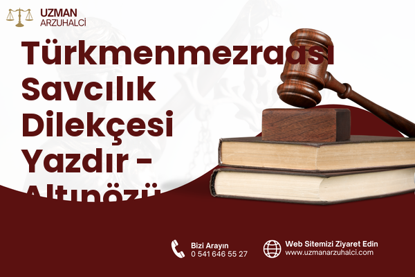 Türkmenmezraası Savcılık Dilekçesi Yazdır - Altınözü