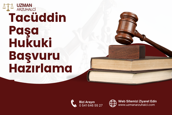 Tacüddin Paşa Hukuki Başvuru Hazırlama - Vezirköprü