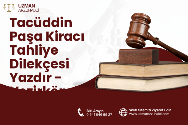 Tacüddin Paşa Kiracı Tahliye Dilekçesi Yazdır - Vezirköprü