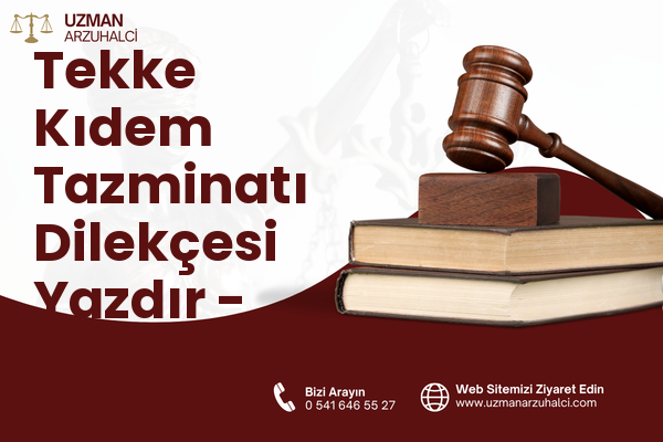 Tekke Kıdem Tazminatı Dilekçesi Yazdır - Havran