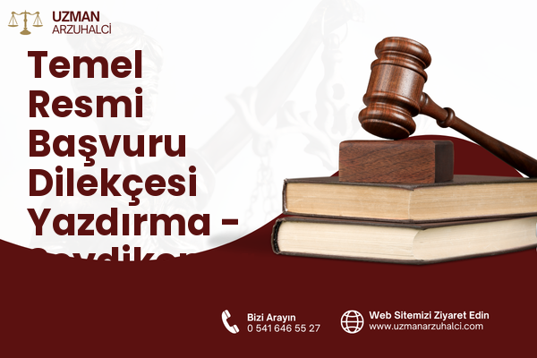 Temel Resmi Başvuru Dilekçesi Yazdırma - Seydikemer