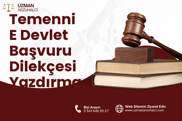 Temenni E Devlet Başvuru Dilekçesi Yazdırma - Ürgüp