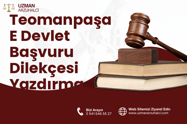 Teomanpaşa E Devlet Başvuru Dilekçesi Yazdırma - Kepez