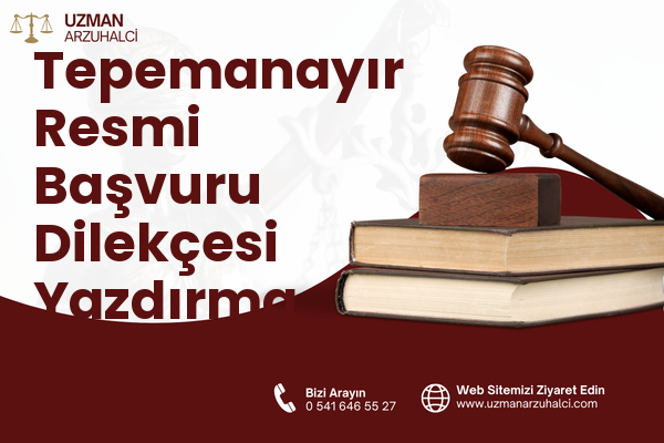 Tepemanayır Resmi Başvuru Dilekçesi Yazdırma - Gebze