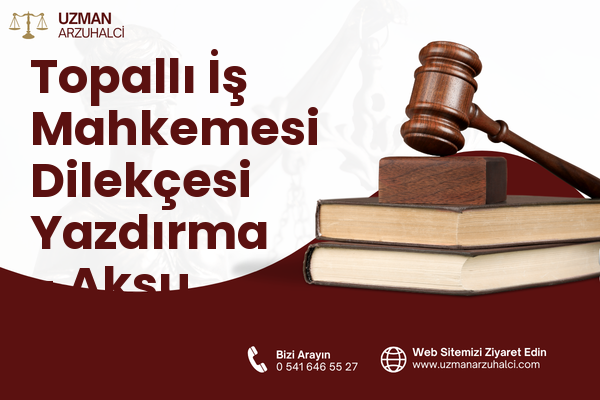 Topallı İş Mahkemesi Dilekçesi Yazdırma - Aksu