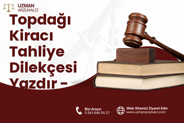Topdağı Kiracı Tahliye Dilekçesi Yazdır - Eyyübiye