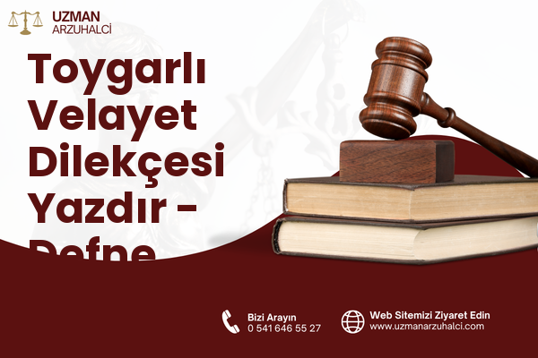 Toygarlı Velayet Dilekçesi Yazdır - Defne