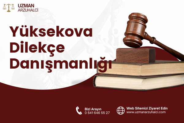 Yüksekova Dilekçe Danışmanlığı