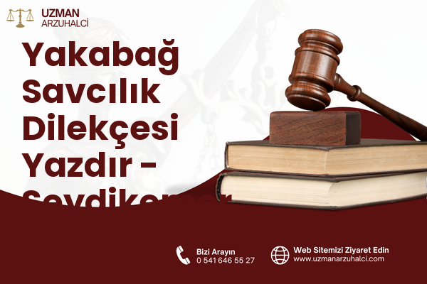 Yakabağ Savcılık Dilekçesi Yazdır - Seydikemer