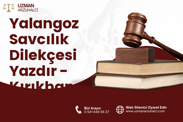 Yalangoz Savcılık Dilekçesi Yazdır - Kırıkhan
