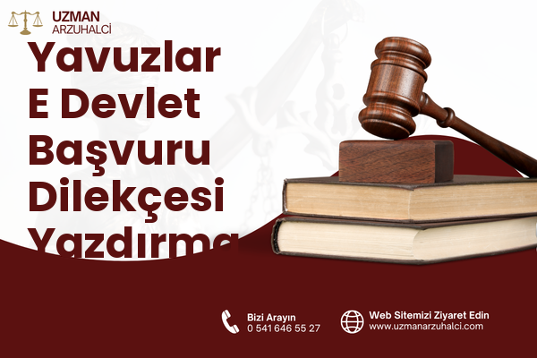 Yavuzlar E Devlet Başvuru Dilekçesi Yazdırma - Yüreğir