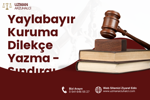 Yaylabayır Kuruma Dilekçe Yazma - Sındırgı