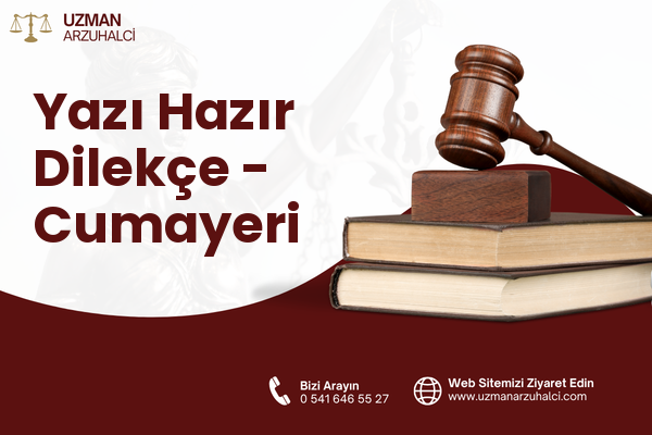 Yazı Hazır Dilekçe - Cumayeri