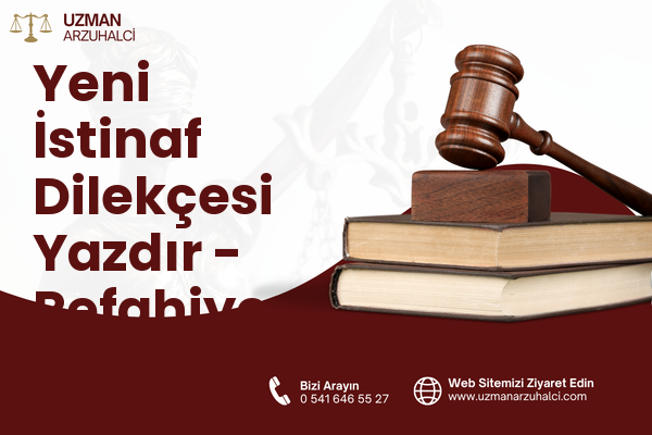 Yeni İstinaf Dilekçesi Yazdır - Refahiye