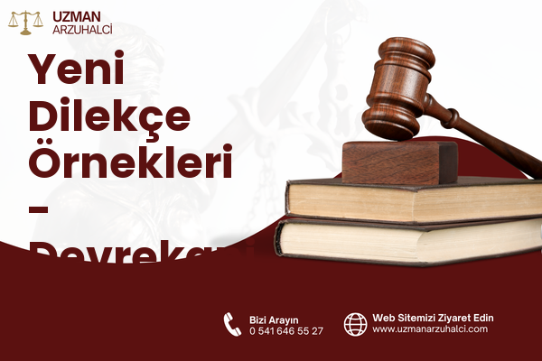 Yeni Dilekçe Örnekleri - Devrekani