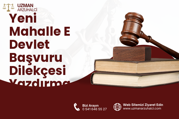 Yeni Mahalle E Devlet Başvuru Dilekçesi Yazdırma - Beykoz