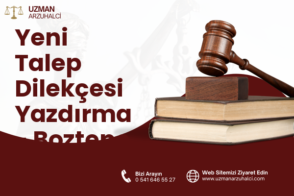 Yeni Talep Dilekçesi Yazdırma - Boztepe