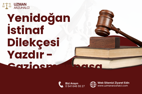 Yenidoğan İstinaf Dilekçesi Yazdır - Gaziosmanpaşa