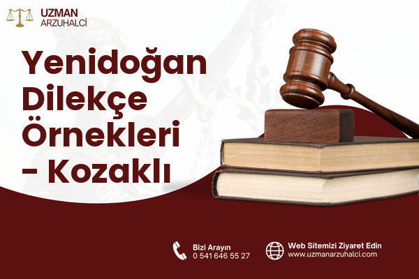Yenidoğan Dilekçe Örnekleri - Kozaklı