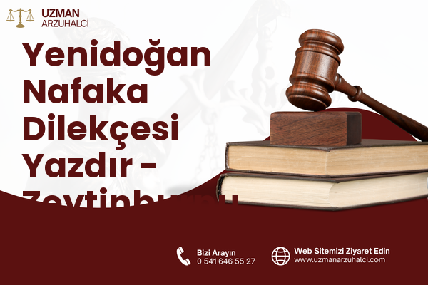 Yenidoğan Nafaka Dilekçesi Yazdır - Zeytinburnu