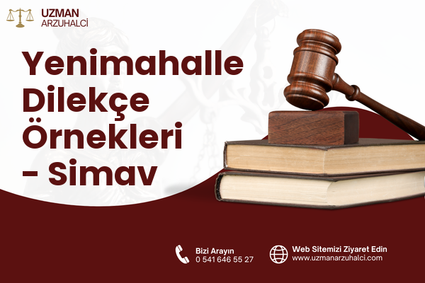 Yenimahalle Dilekçe Örnekleri - Simav