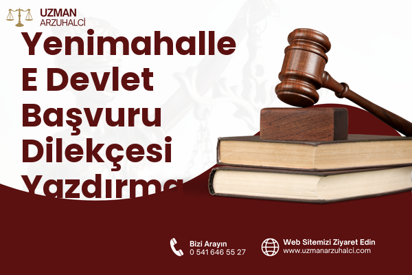 Yenimahalle E Devlet Başvuru Dilekçesi Yazdırma - Edremit