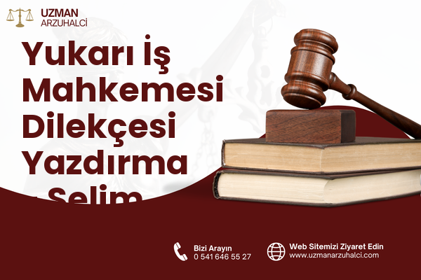 Yukarı İş Mahkemesi Dilekçesi Yazdırma - Selim