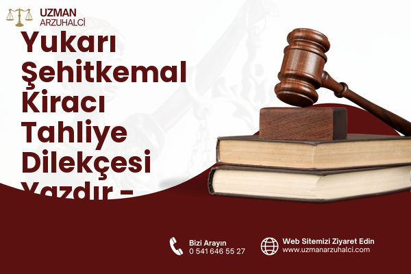 Yukarı Şehitkemal Kiracı Tahliye Dilekçesi Yazdır - Aliağa