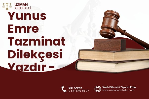Yunus Emre Tazminat Dilekçesi Yazdır - Merzifon