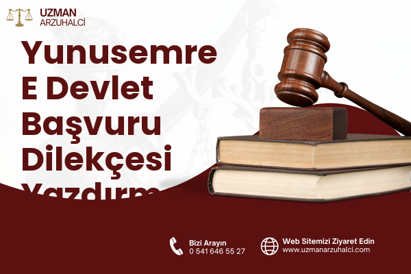 Yunusemre E Devlet Başvuru Dilekçesi Yazdırma
